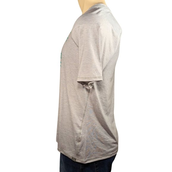 L.L Bean NWT Men's Large Short Sleeve Grey Everyday Sun Smart T-Shirt - Picture 4 of 11